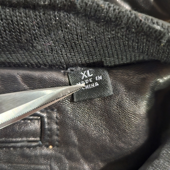 Roundtree And Yorke Leather Bomber Jacket XL - Picture 6 of 6